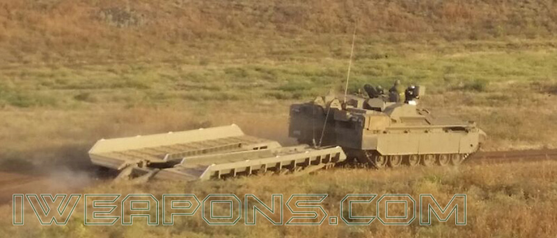 Engineering Namer APC Crossed an Anti-Tank Trench