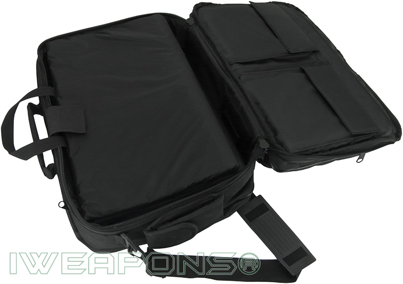 Briefcase with foldable bulletproof shield level NIJ IIIA 160x50 cm