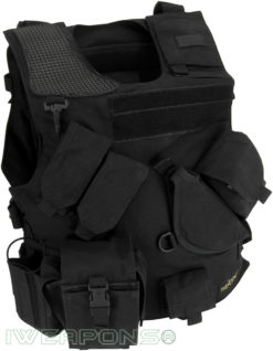 IWEAPONS® Combat Bulletproof Vest - Holster Model - Black - Right Hand