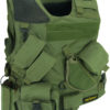IWEAPONS® Combat Bulletproof Vest - Holster Model - Green - Right Hand