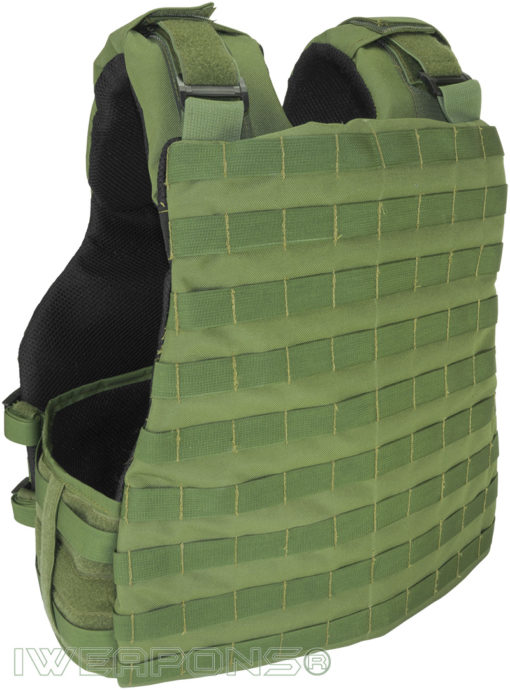 IWEAPONS® Commander MOLLE Bulletproof Vest Back View