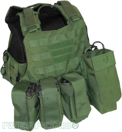 IWEAPONS® Commander MOLLE Bulletproof Vest with Assault Package
