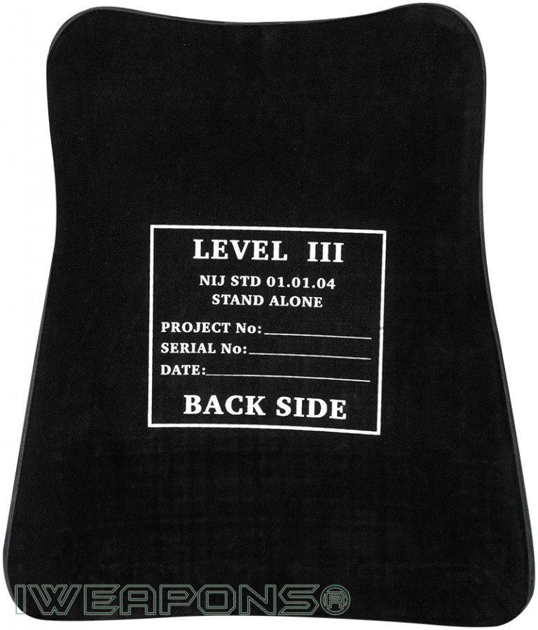 IWEAPONS® Hashmonai Back Armor Plate Level III [3.5KG] IWEAPONS®