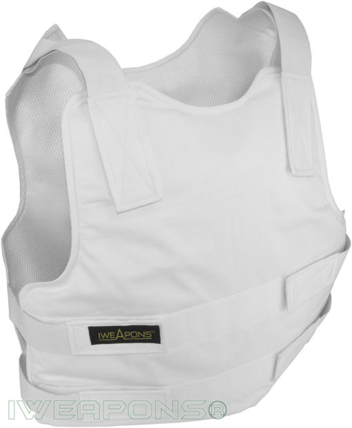 IWEAPONS® Security Concealable Bulletproof Vest – White