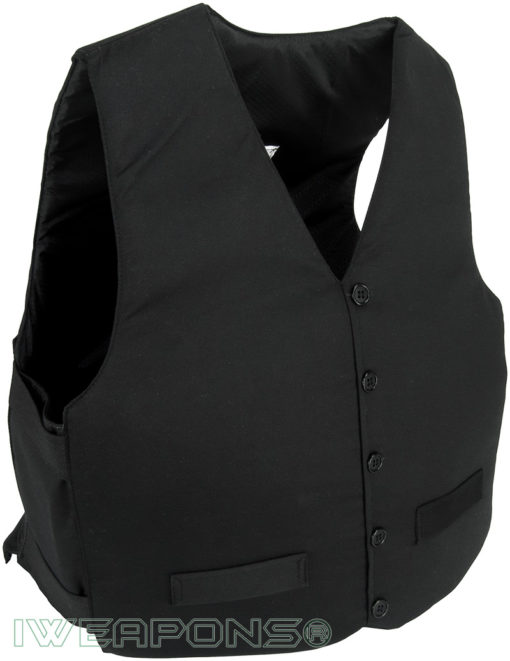 IWEAPONS® VIP Waistcoat Undercover Bulletproof Vest - Black