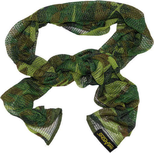 IWEAPONS® Woodland Camouflage Mesh Sniper Veil Scarf