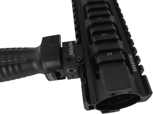 IWEAPONS® AR15 M4 M16 Quad Rail with Laser and Foregrip