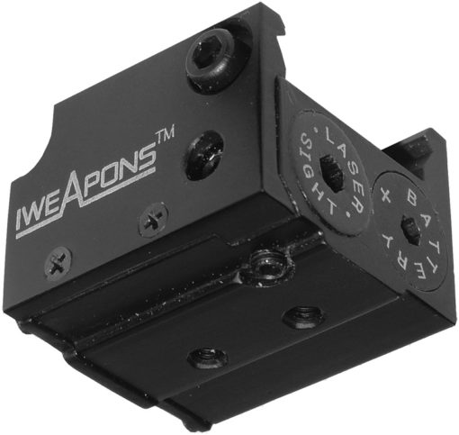 IWEAPONS® Handgun Rail Mounted Red Laser