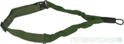 IWEAPONS® IDF 1-Point Bungee Rifle Sling Quick Release Gun Sling - Green