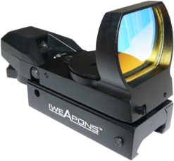 IWEAPONS® Multi-Reticle Red Dot Reflex 23x34 Sight - Auto Brightness Sensitive