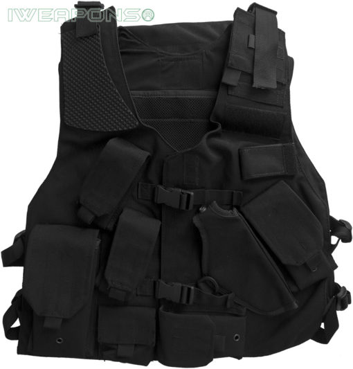 IWEAPONS® Tactical Police Vest with Holster and Backpack