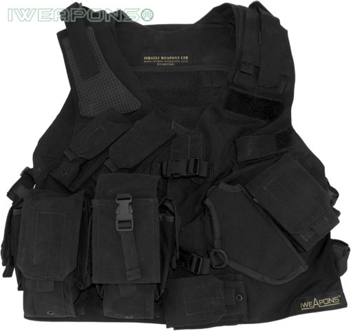 IWEAPONS® Tactical SWAT Vest with Holster and Backpack