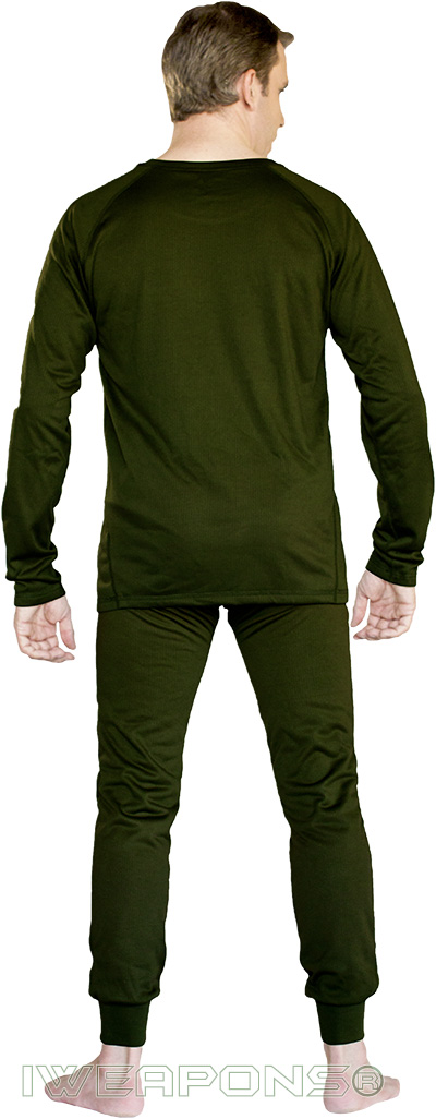 IWEAPONS® Men's Thermal Underwear Top & Bottom Set – Green – IWEAPONS®