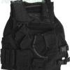 IWEAPONS® Israeli Army Black Military Vest with Holster