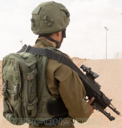 IDF Soldier with IWEAPONS® Black Two Point Heavy-Duty Rifle Sling