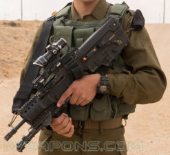 IDF Soldier with IWEAPONS® Black Two Point Heavy-Duty Rifle Sling