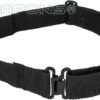 IWEAPONS® IDF Black Military Belt with Metal Buckle