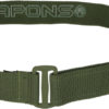 IWEAPONS® IDF Tactical Velcro Belt with Green Buckle