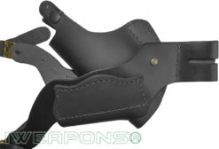 IWEAPONS® Leather Shoulder Holster with Double Mag Pouch