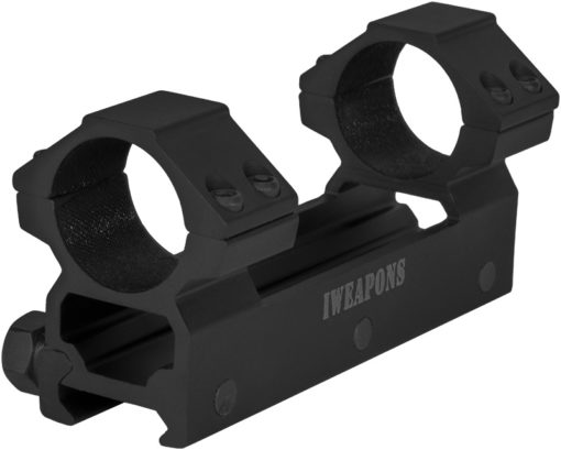 IWEAPONS® Picatinny Double Ring 1inch 25mm Scope Mount