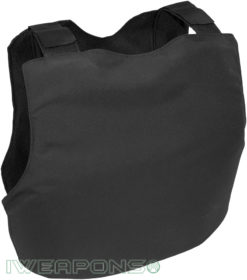 IWEAPONS® Civilian Covert Bulletproof Vest - Black - Back Views