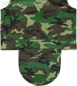 IWEAPONS® Delta Camo Bulletproof Vest IIIA with 4 Mag Pouches