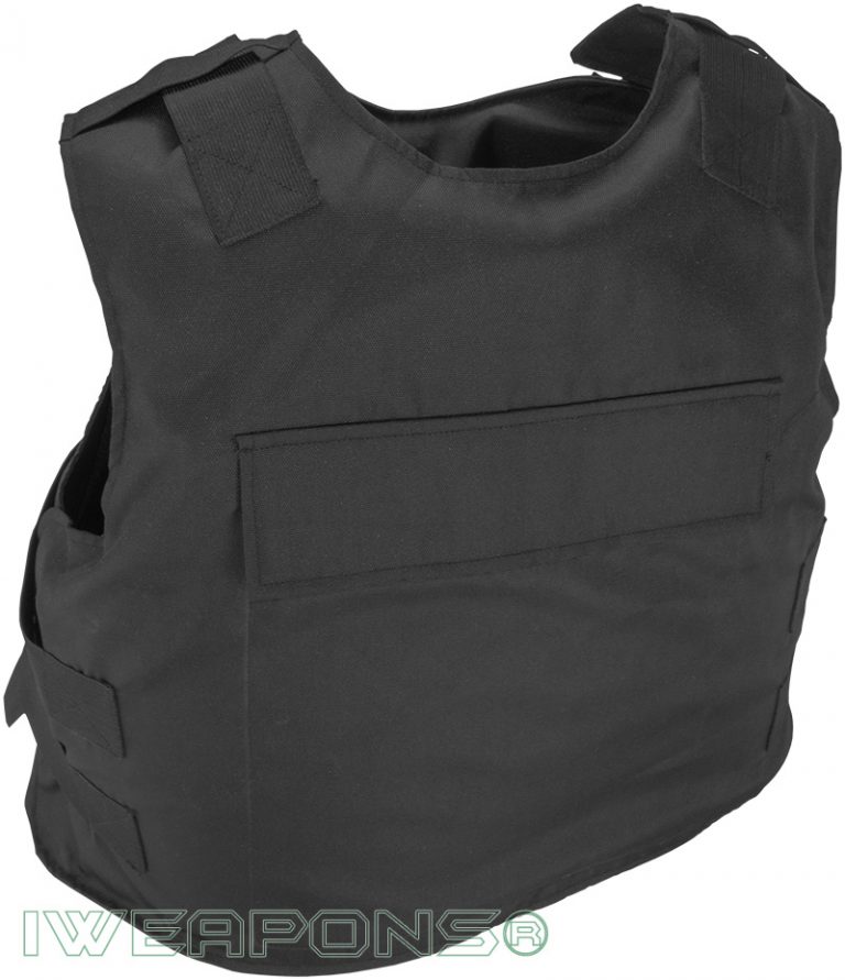 IWEAPONS® Security Guard Bulletproof Vest IIIA / 3A with Armor Plates