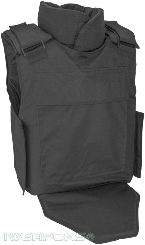 IWEAPONS® Counter Terrorism Bulletproof Vest 3A with Neck & Groin Protection