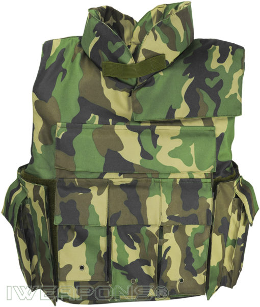 IWEAPONS® Delta Camo Operator Bulletproof Vest IIIA