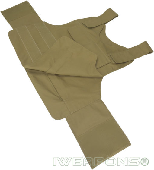 IWEAPONS® Universal Tan Patrol Bullet Proof Vest IIIA