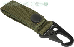 IWEAPONS® Heavy-Duty Metal Hook Attachment for 2inch / 5cm Belt – Green
