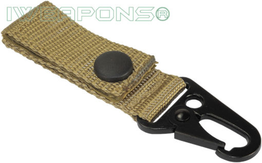 IWEAPONS® Heavy-Duty Metal Hook Attachment for 2inch / 5cm Belt – Tan