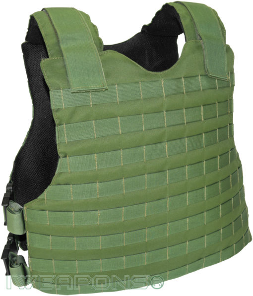 IWEAPONS® MOLLE Concealed Bulletproof Vest IIIA / 3A - Green