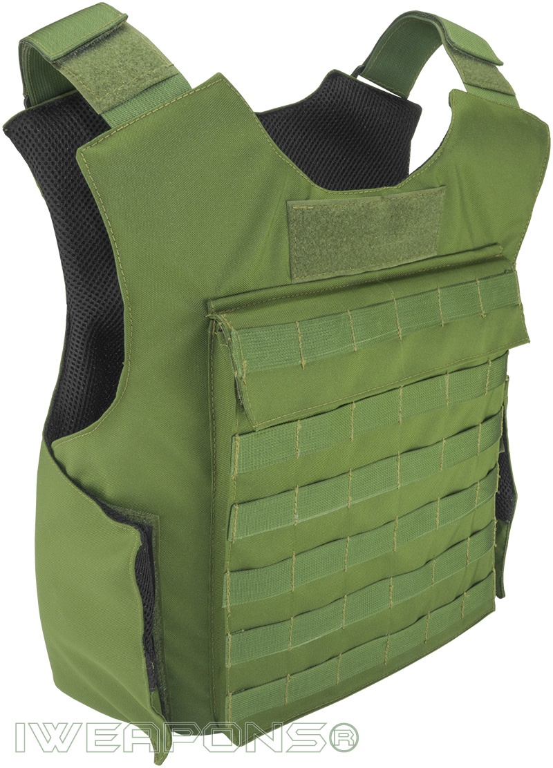 Ribbed Military Utility Gilet Vest (Dark Green) – THE-ECHELON