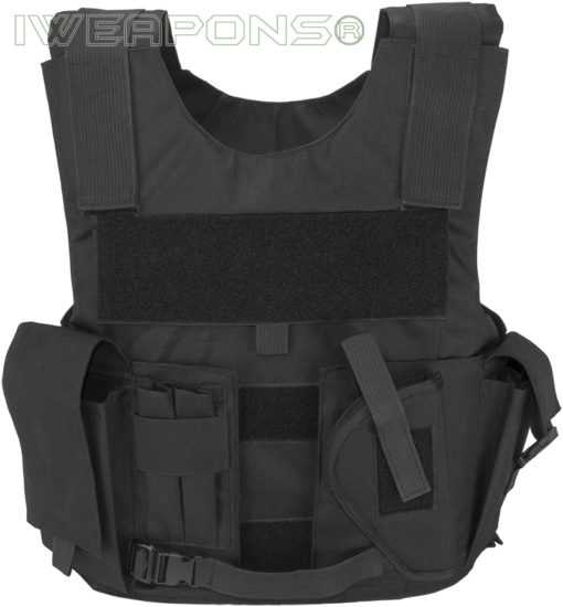 IWEAPONS® Patrol Bulletproof Vest with Holster and Mag Pouches
