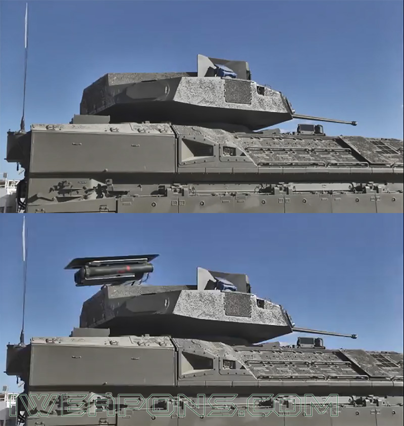 Namer APC with 30mm Unmanned Turret Armed with 2 Spike (Gil) Anti-Tank Guided Missiles