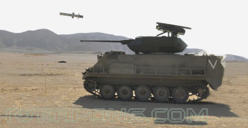 Rafael Samson Unmanned Weapon Station on M113 APC with Spike LR Missiles